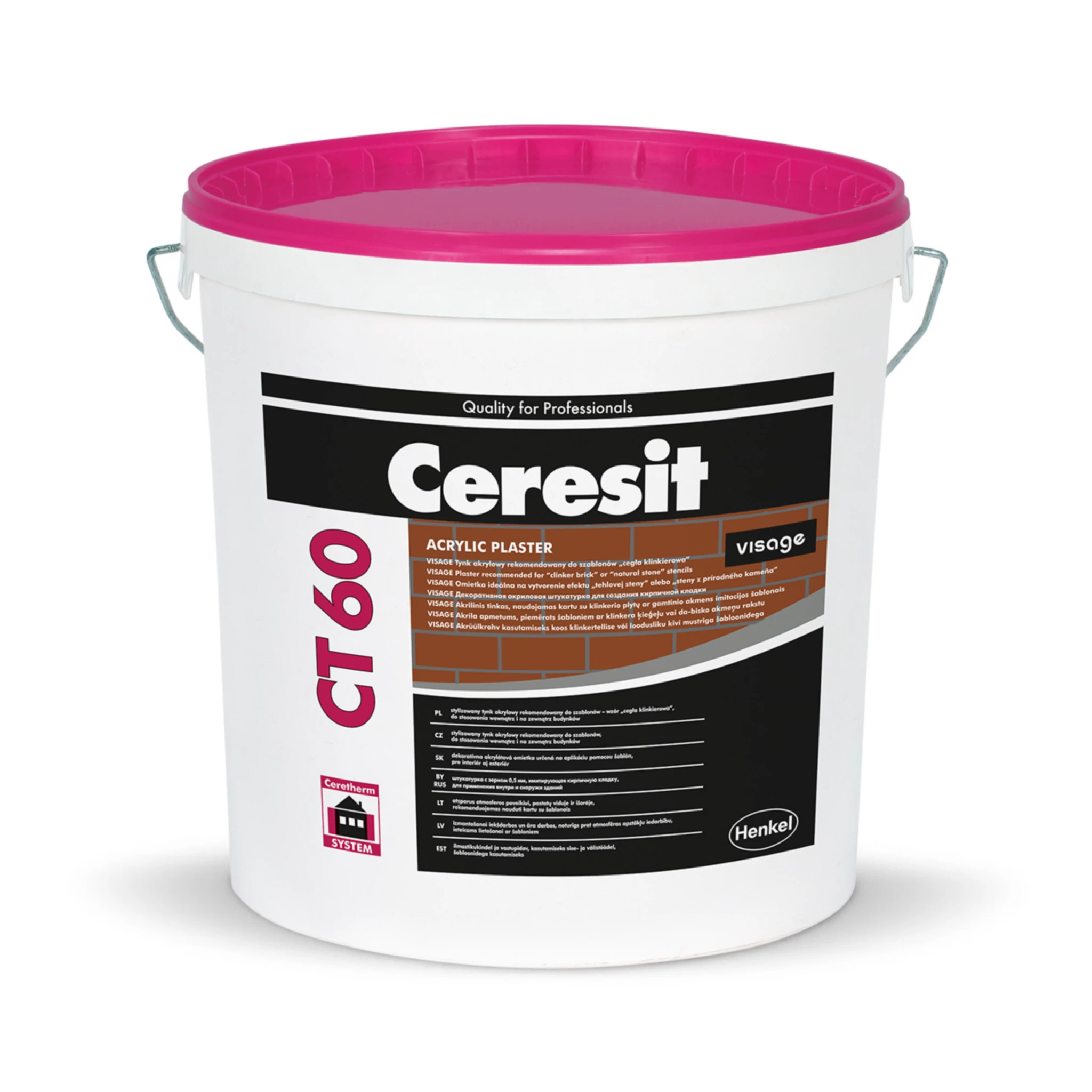Ceresit CT60 Visage.Decorative acrylic plaster, structure like stone with 0.5mm