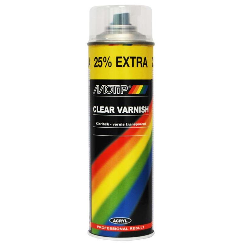 MOTIP SPRAY CLEAR VARNISH ACRYLIC 500 ml