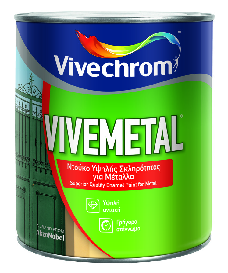 Vivechrom Vivemetal Βερνίκι Για Μέταλλά Γυαλιστερό D 750ml