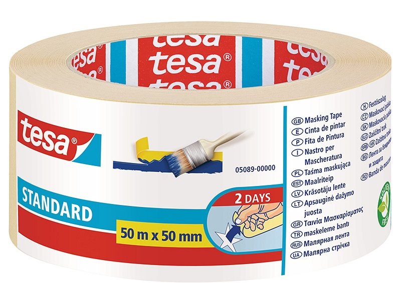 Tesa Masking Tape Standard 50mm x 50m