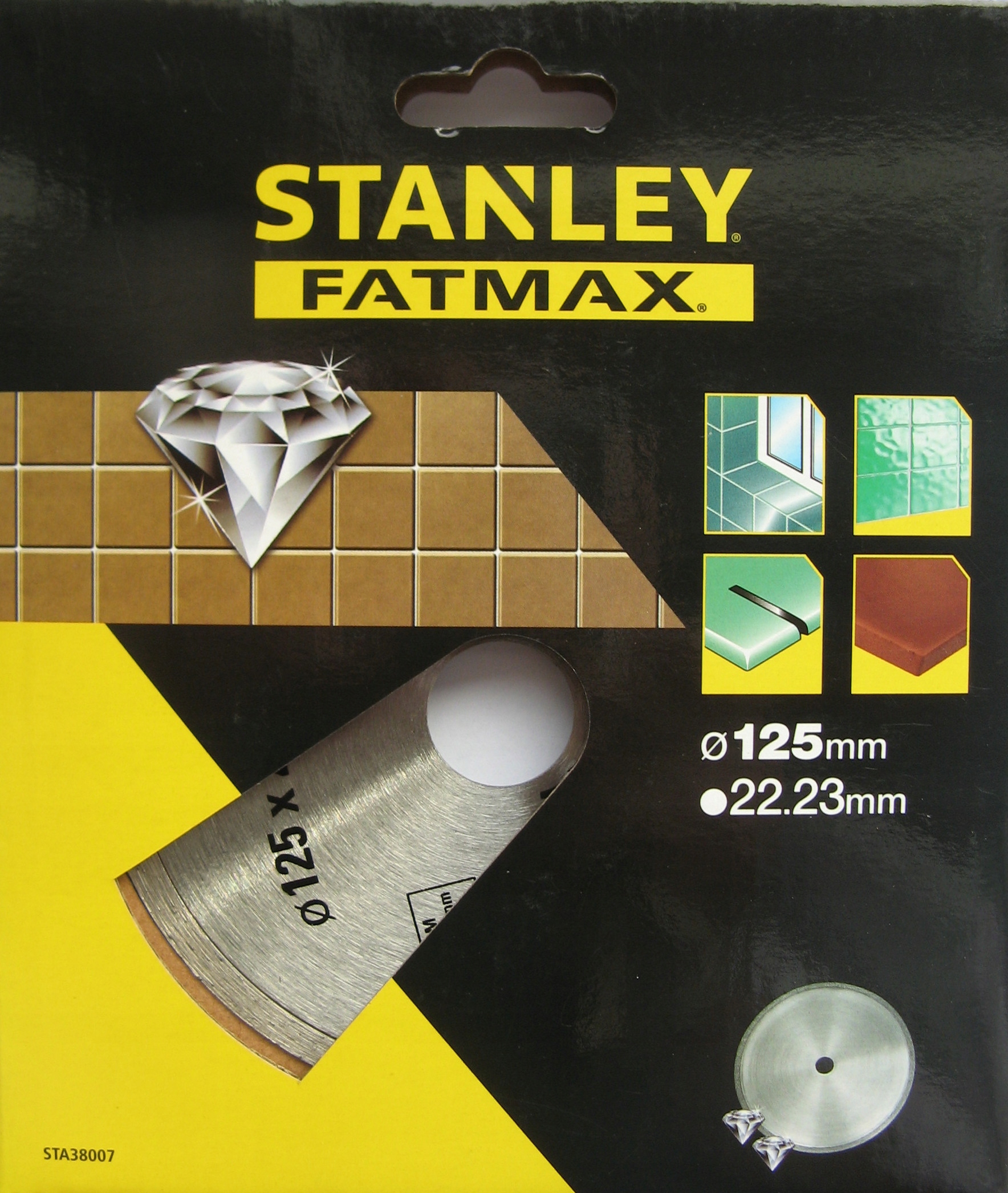 Stanley Diamond Disc 125mmx22.3mm (Tiles- Marble- Granite)
