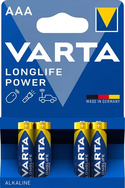 Varta Longlife Power 4 AAA Battery Alkaline