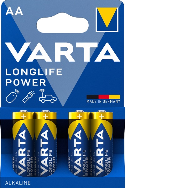 Varta Longlife Power 4 AA Battery Alkaline