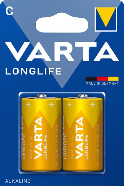 Varta Longlife 2 C  Battery Alkaline