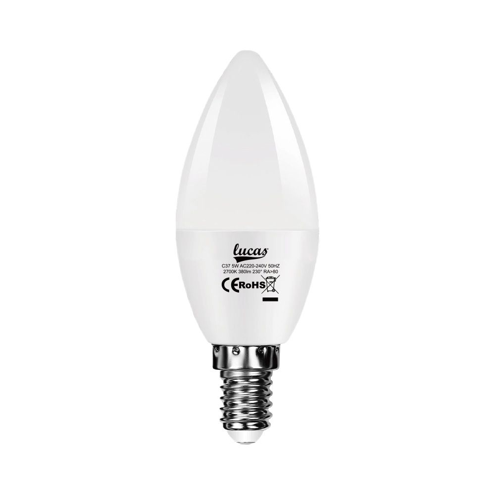 TUNGSRAM LED Natural White Fil Candle 7W 840 E14 FROSTED